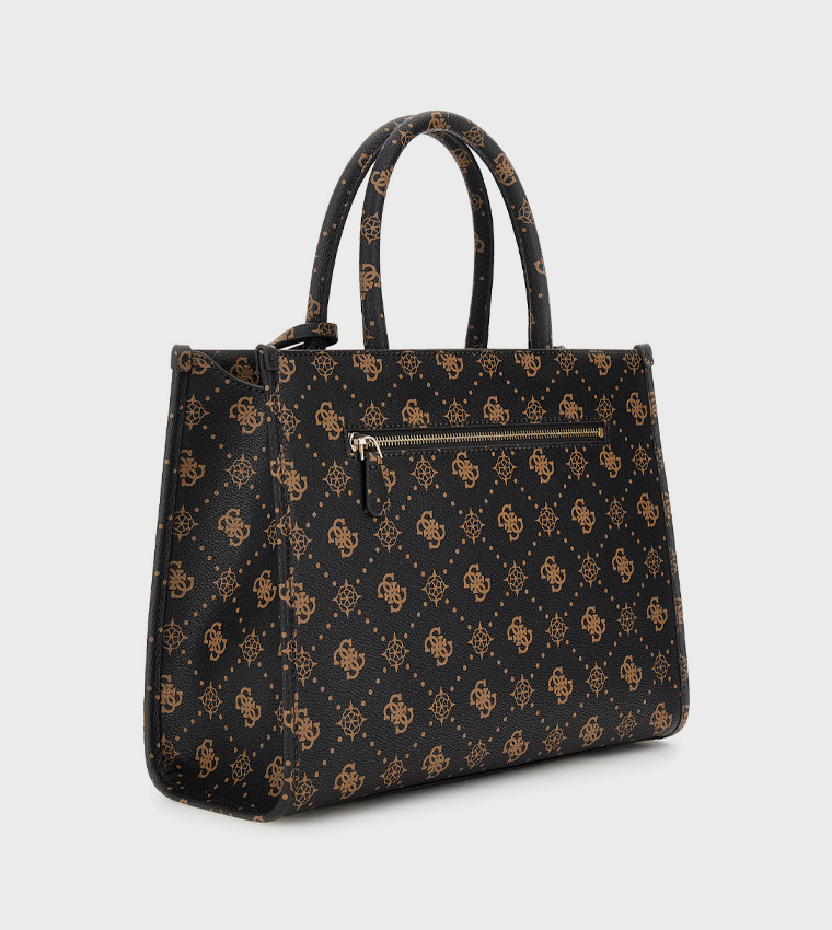 SILIA Monogram Patterned Tote Bag
