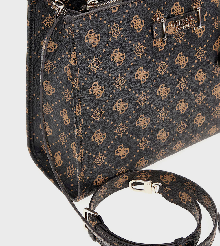 SILIA Monogram Patterned Tote Bag