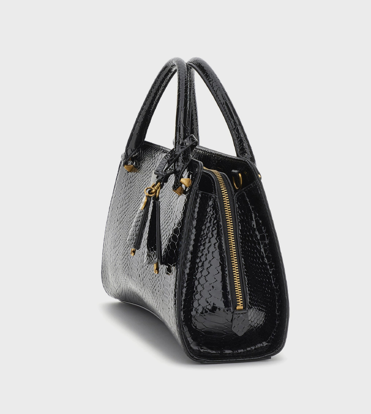 ANNITA Textured Girlfriend Satchel Bag