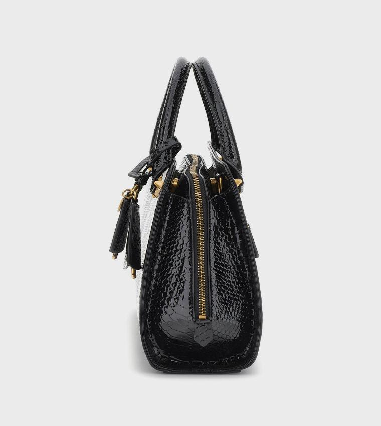 ANNITA Textured Girlfriend Satchel Bag