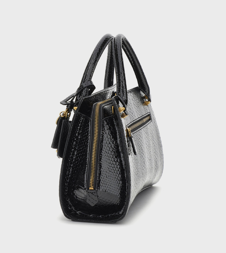 ANNITA Textured Girlfriend Satchel Bag