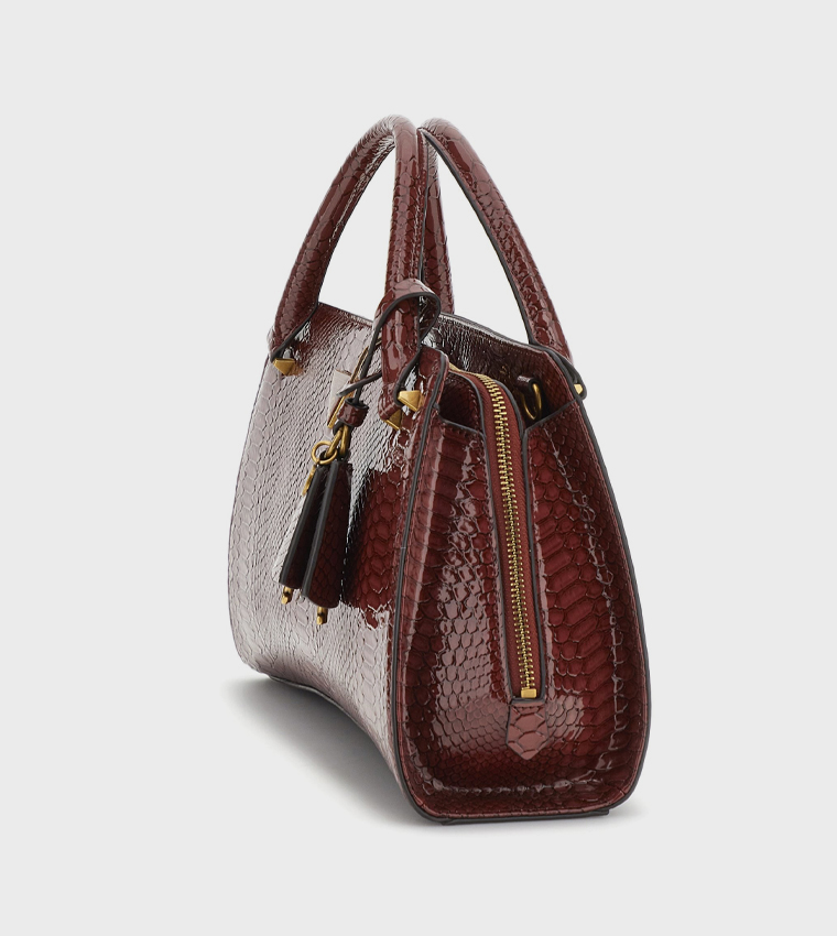 ANNITA Textured Girlfriend Satchel Bag