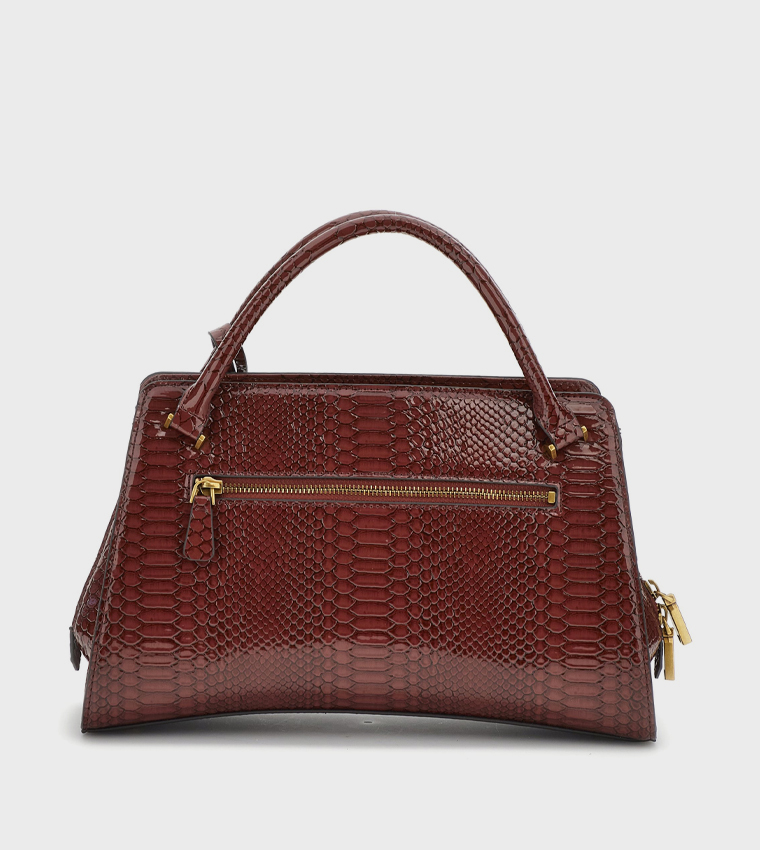 ANNITA Textured Girlfriend Satchel Bag