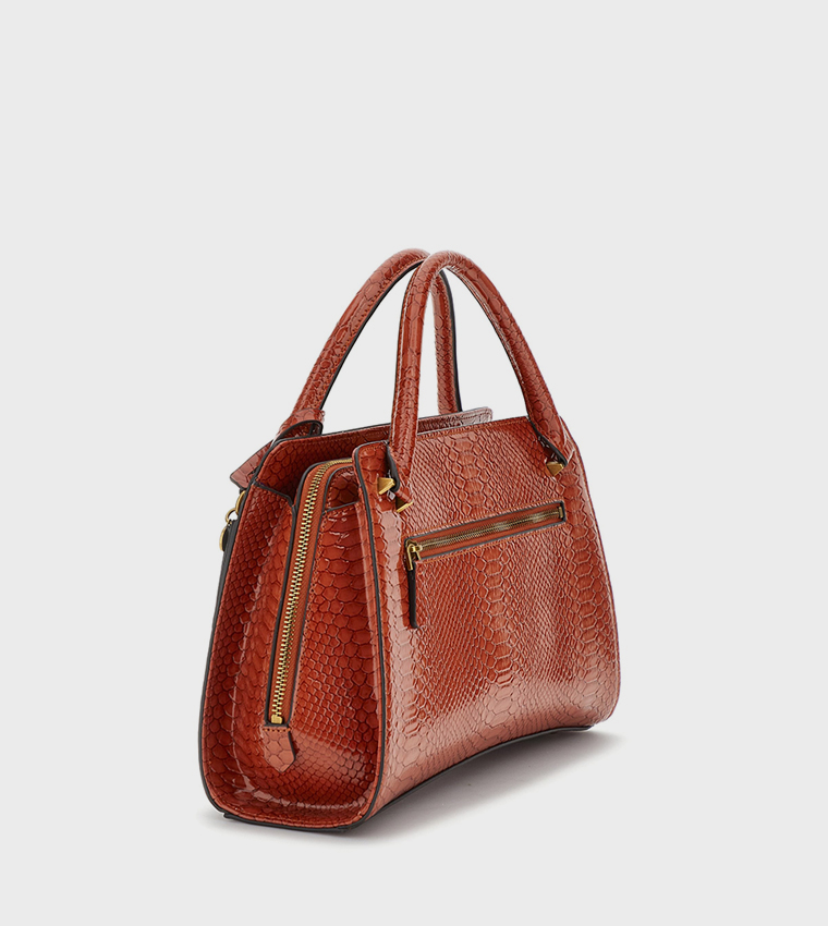 ANNITA Textured Girlfriend Satchel Bag