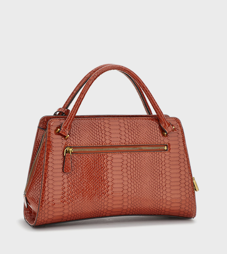 ANNITA Textured Girlfriend Satchel Bag