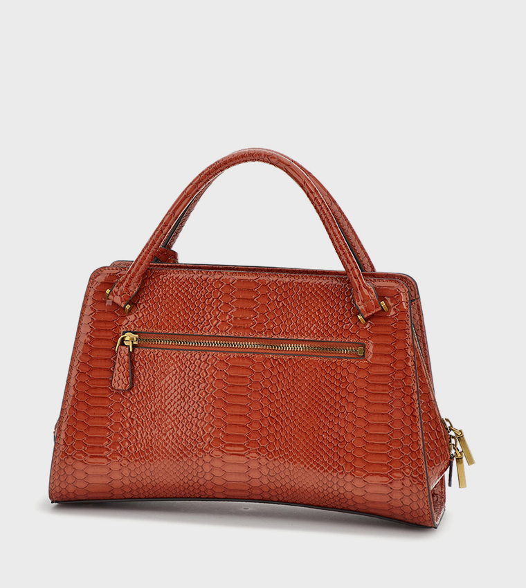 ANNITA Textured Girlfriend Satchel Bag