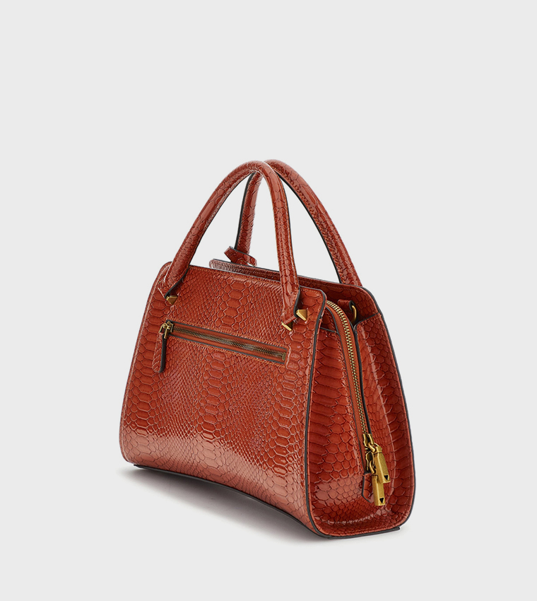 ANNITA Textured Girlfriend Satchel Bag