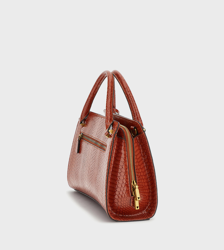 ANNITA Textured Girlfriend Satchel Bag