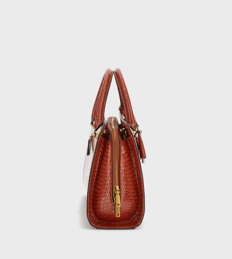 ANNITA Textured Girlfriend Satchel Bag