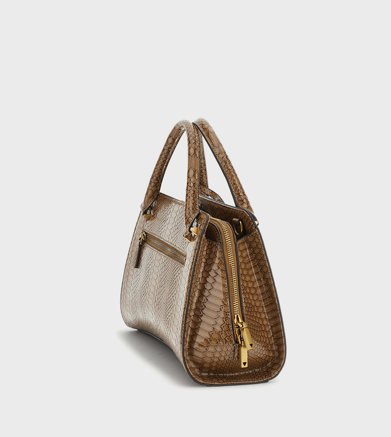 ANNITA Textured Girlfriend Satchel Bag
