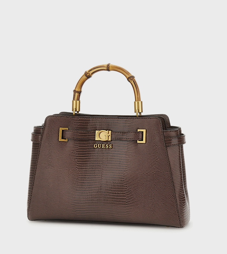 SIBEL Textured Satchel Bag