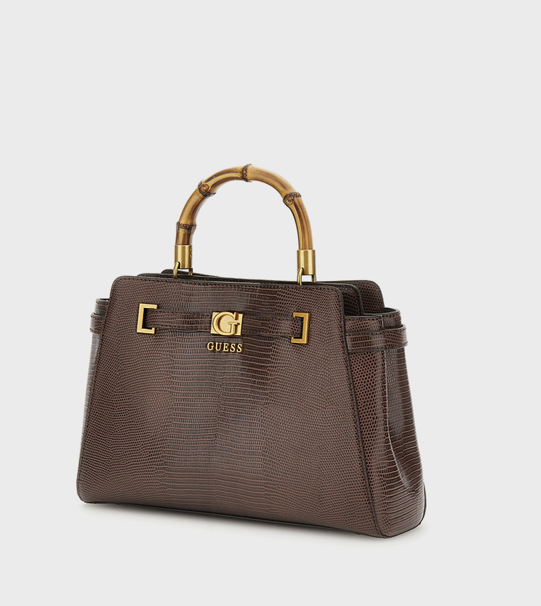 SIBEL Textured Satchel Bag