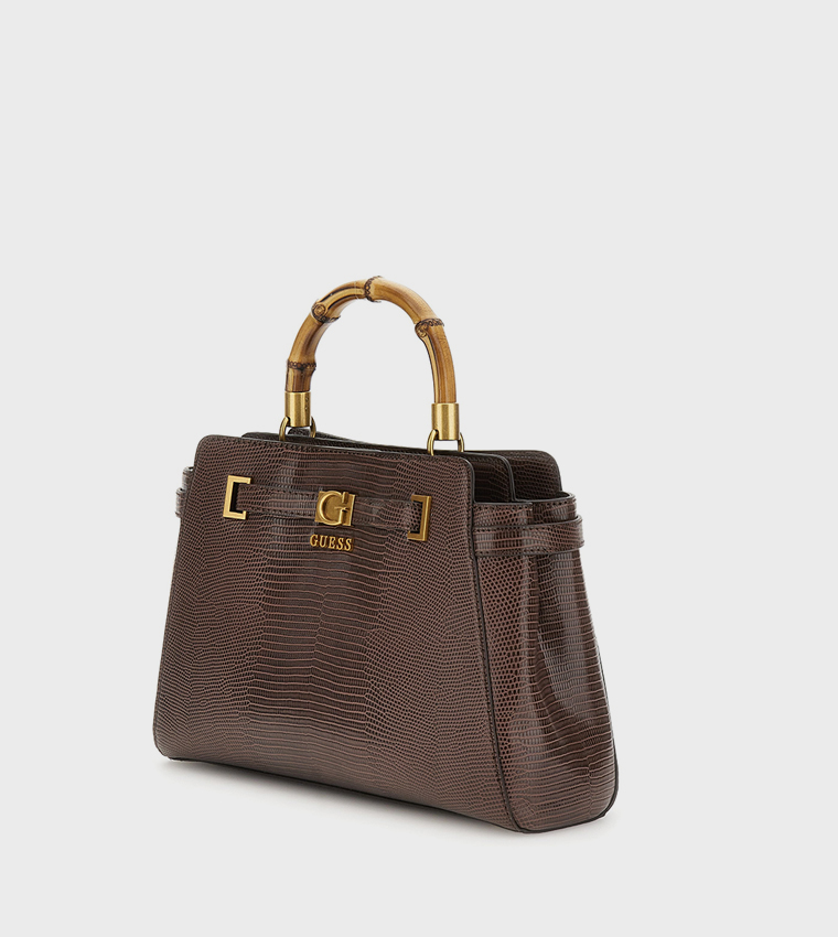 SIBEL Textured Satchel Bag