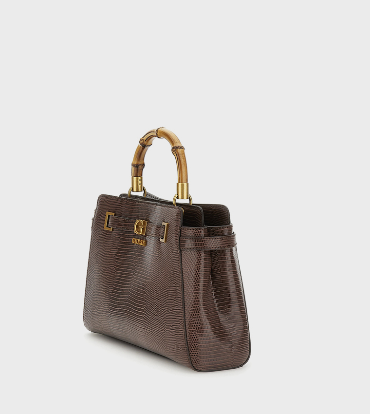 SIBEL Textured Satchel Bag
