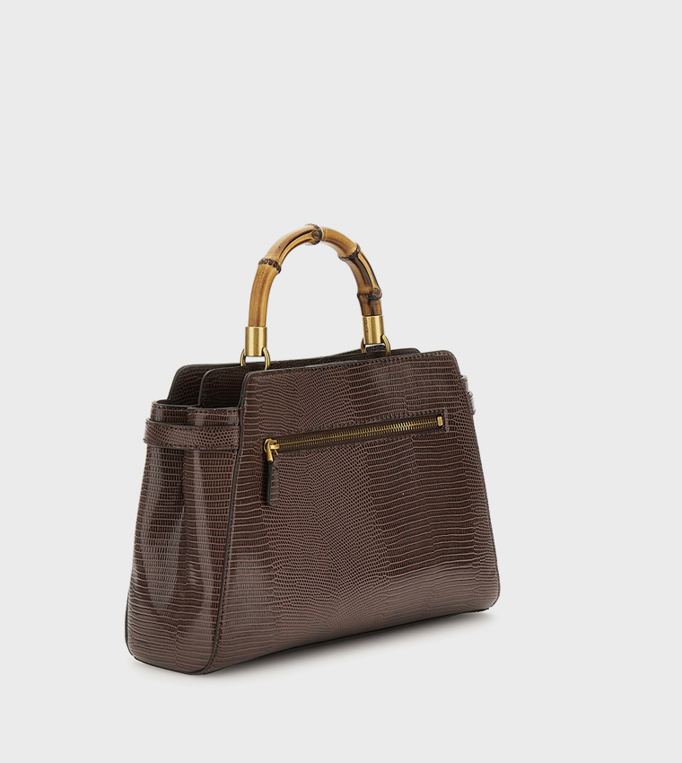 SIBEL Textured Satchel Bag