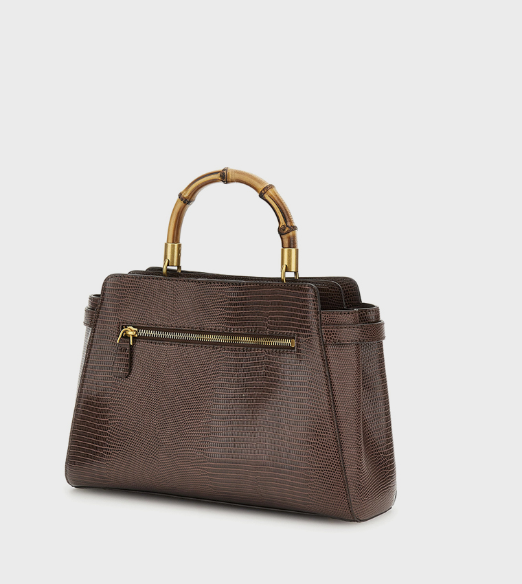 SIBEL Textured Satchel Bag