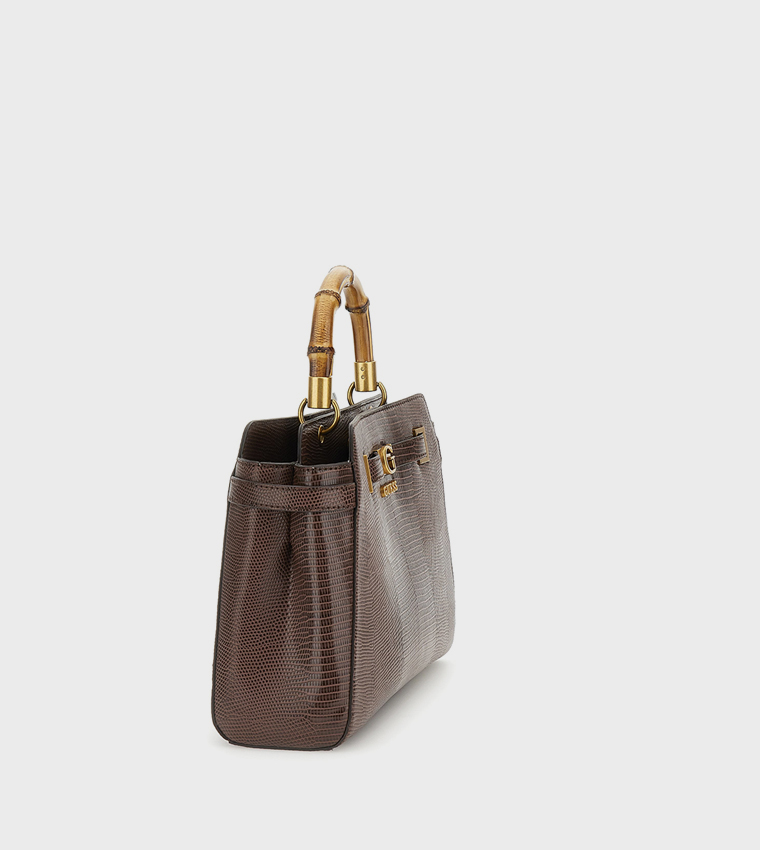 SIBEL Textured Satchel Bag