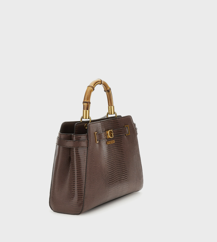 SIBEL Textured Satchel Bag