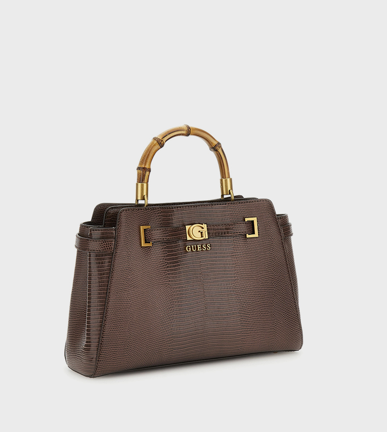 SIBEL Textured Satchel Bag