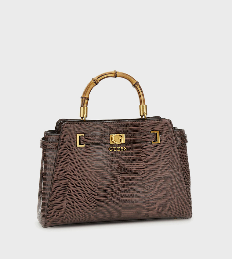 SIBEL Textured Satchel Bag