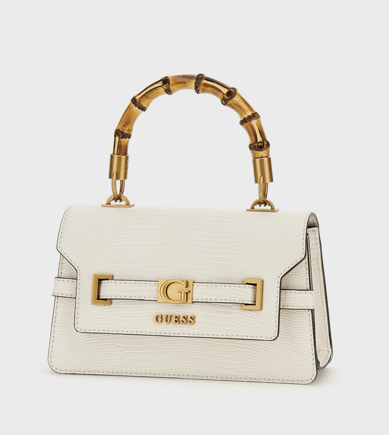 SIBEL Textured Flap Top Handle Bag