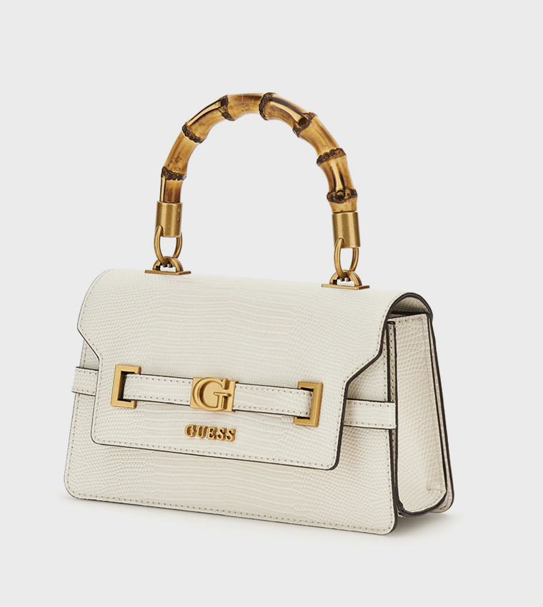 SIBEL Textured Flap Top Handle Bag