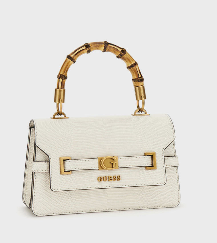 SIBEL Textured Flap Top Handle Bag