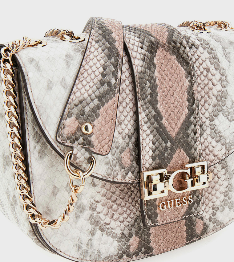 JANE Snake Patterned Crossbody Bag