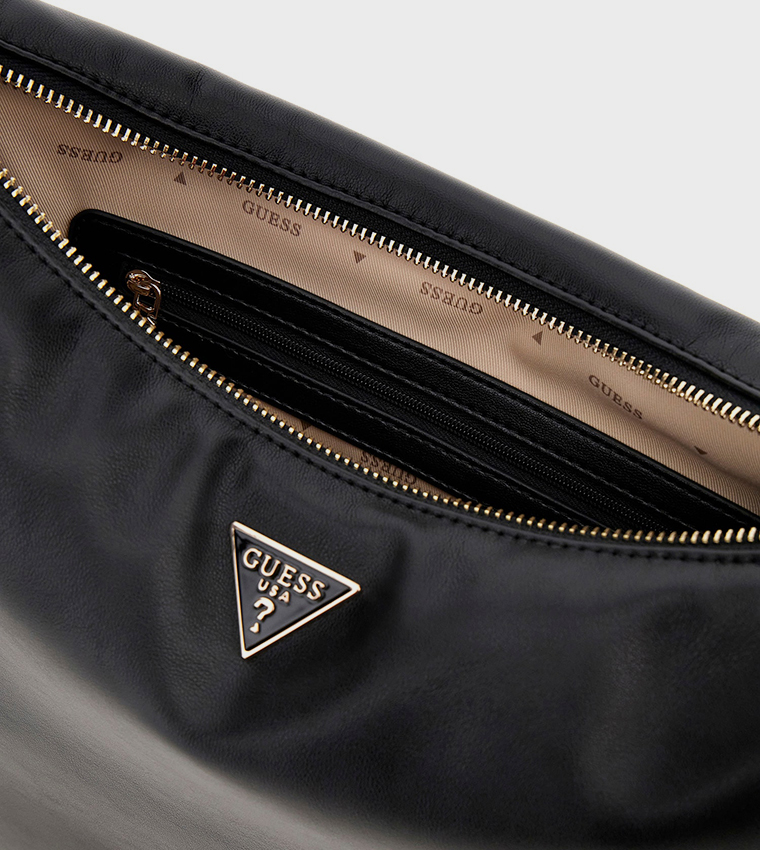 SUNETRA Logo Detail Hobo Bag