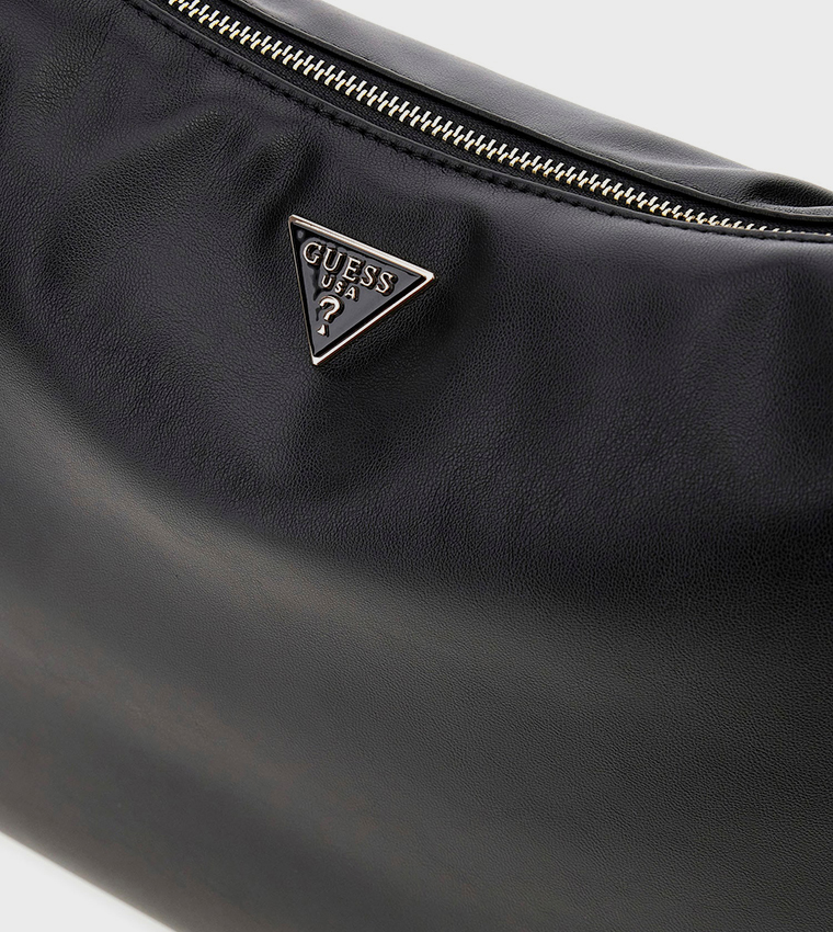SUNETRA Logo Detail Hobo Bag