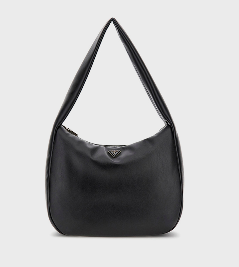 SUNETRA Logo Detail Hobo Bag