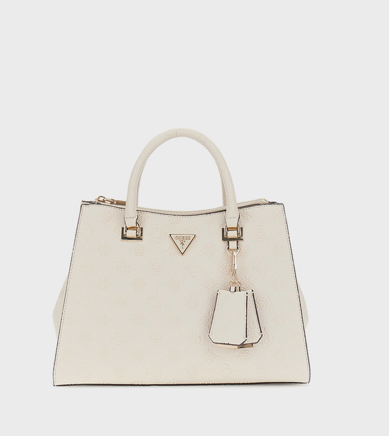 CRESIDIA II Monogram Debossed Satchel Bag