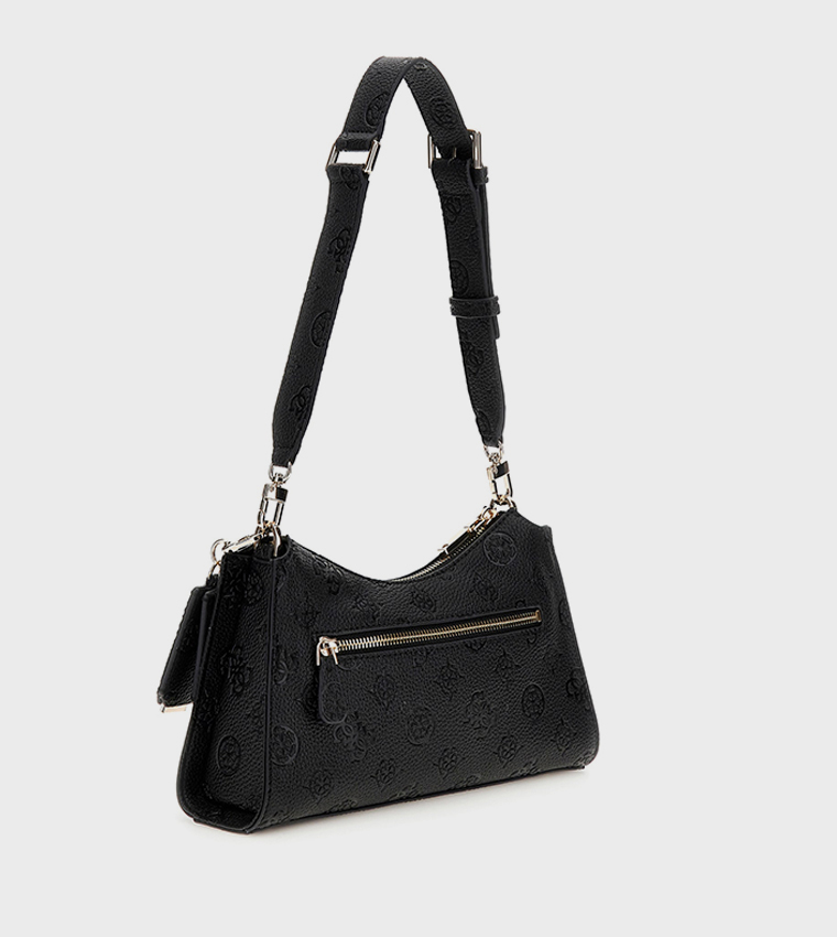 CRESIDIA II Monogram Debossed Shoulder Bag