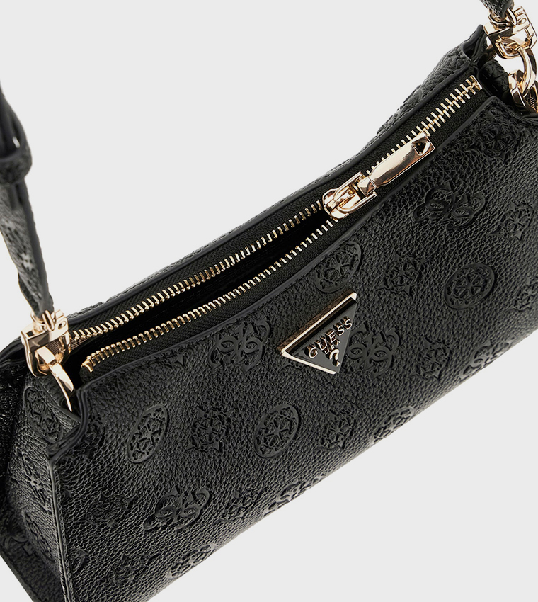 CRESIDIA II Monogram Debossed Shoulder Bag
