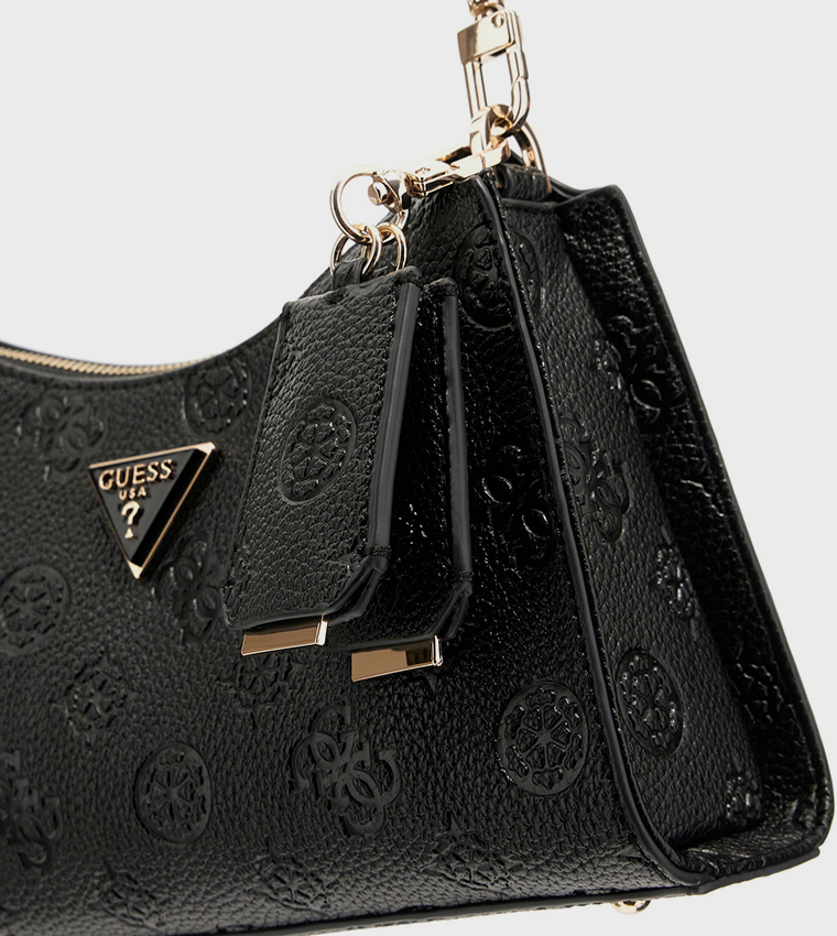 CRESIDIA II Monogram Debossed Shoulder Bag