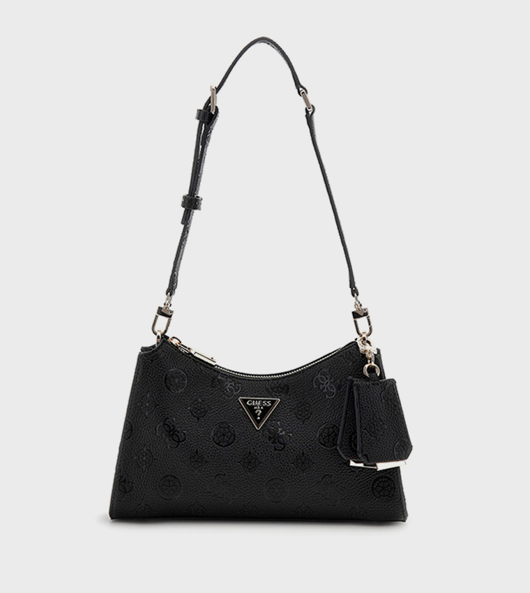 CRESIDIA II Monogram Debossed Shoulder Bag