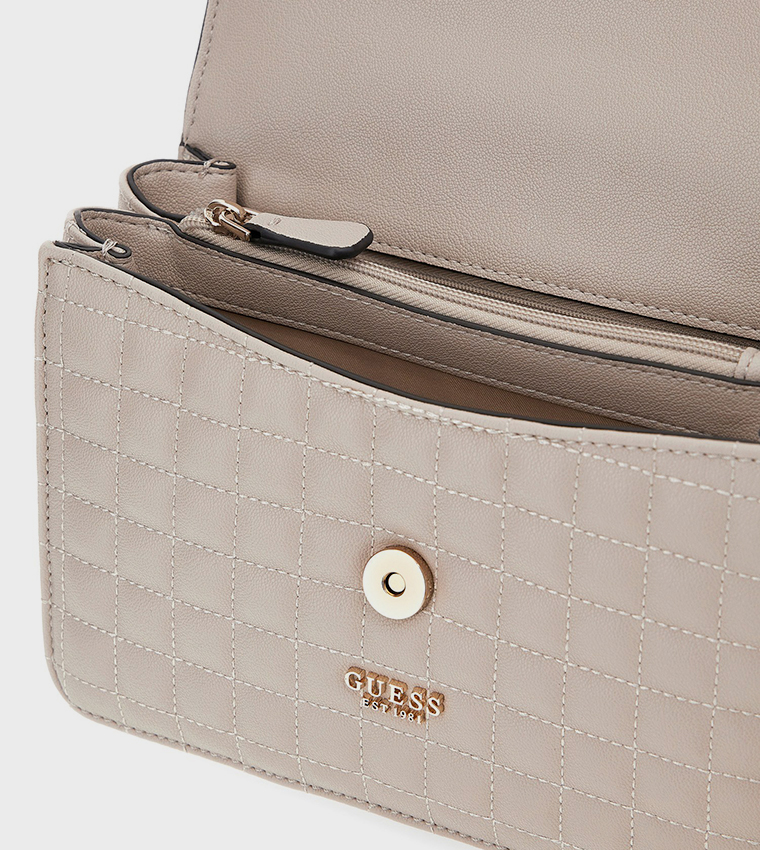 NADIRA Quilted Flap Convertible Crossbody Bag