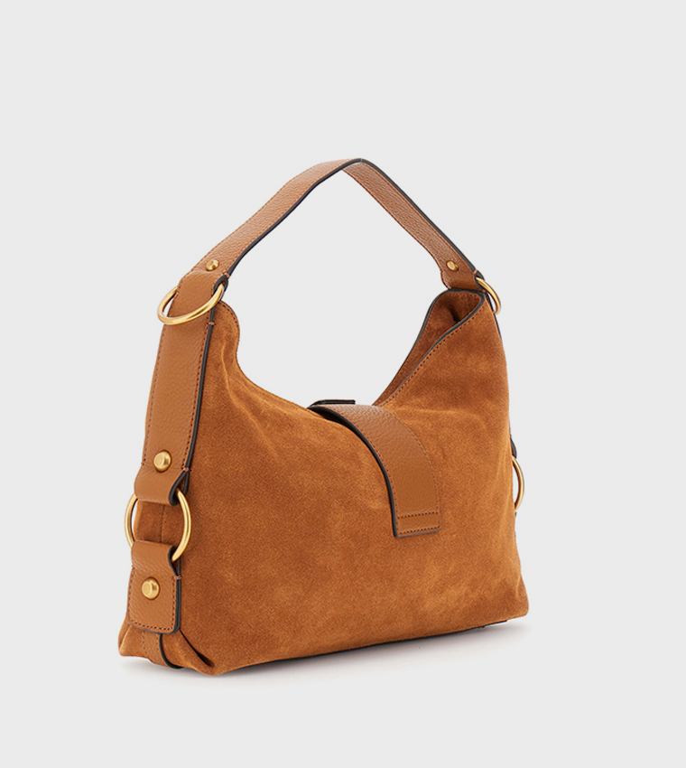 شنطة كتف كامدن بمشبك شعار