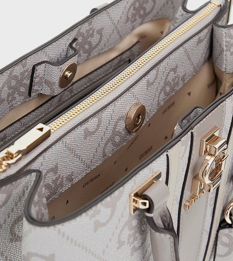 ERENIA Logo Printed Girlfriend Satchel Bag