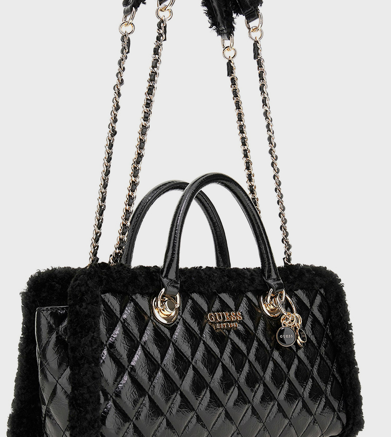 CRISTI Quilted Handheld Bag