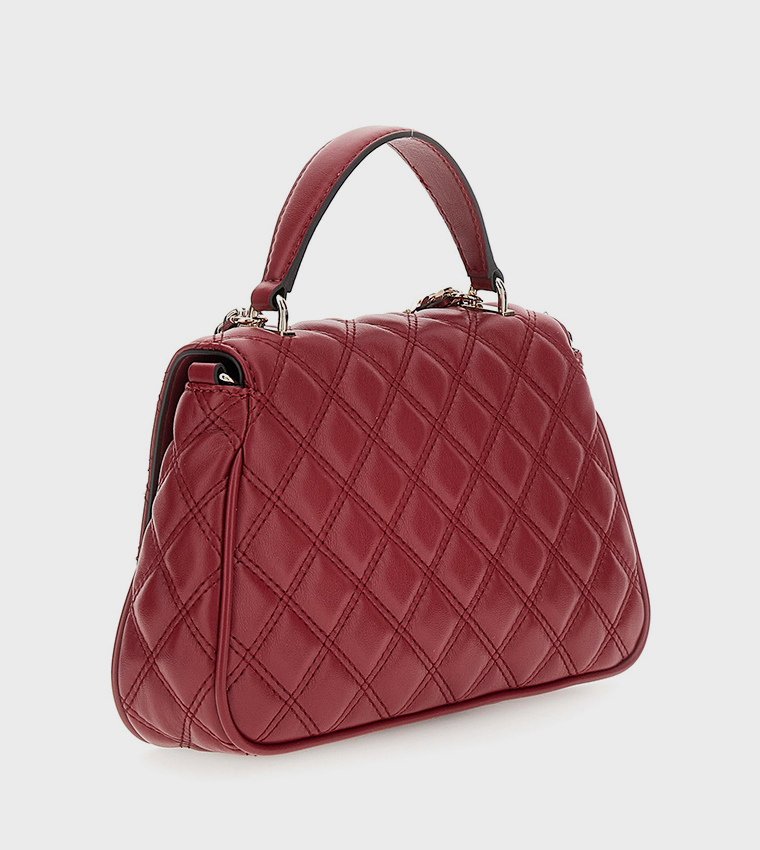 GIULLY II Quilted Top Handle Bag