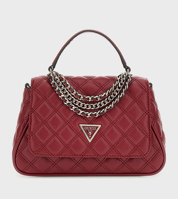 GIULLY II Quilted Top Handle Bag