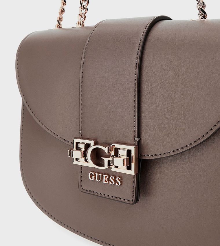 شنطة كروس بودي جين فلاب بطبعة الشعار