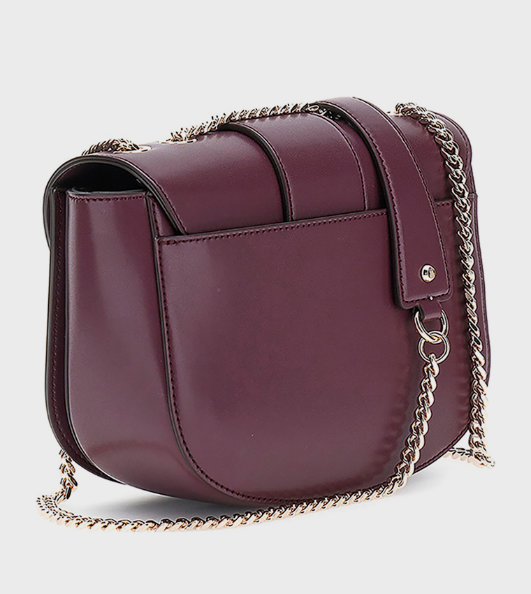 JANE Logo Printed Flap Convertible Crossbody Bag