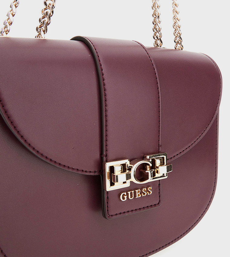 JANE Logo Printed Flap Convertible Crossbody Bag