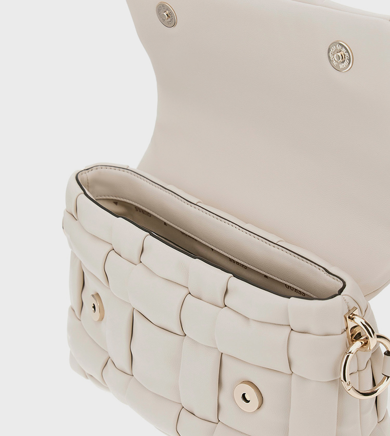 شنطة كروس بودي ماريون فلاب مجدولة