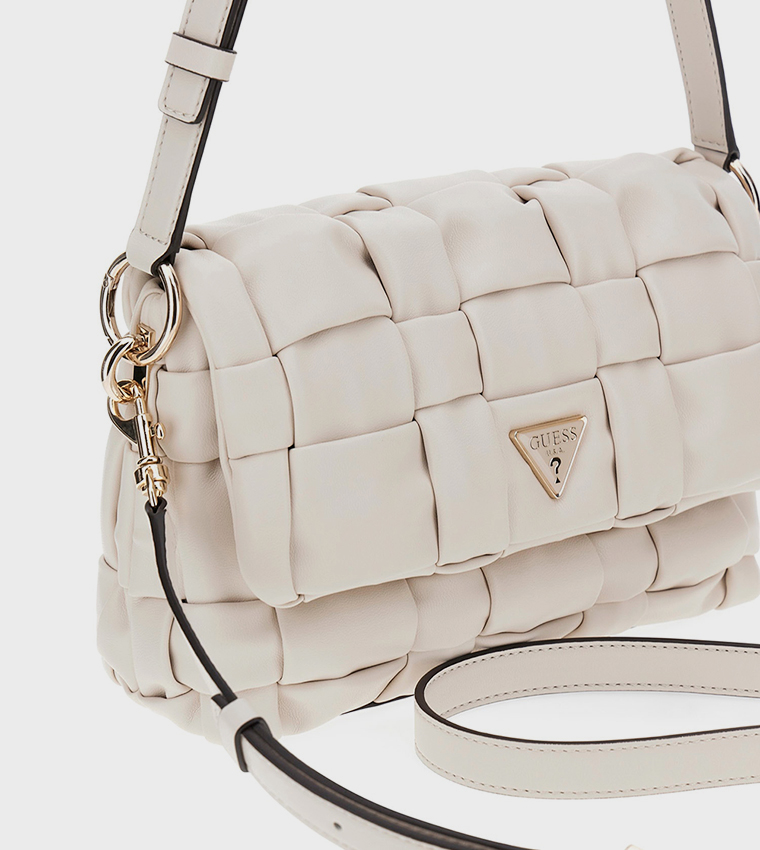 شنطة كروس بودي ماريون فلاب مجدولة