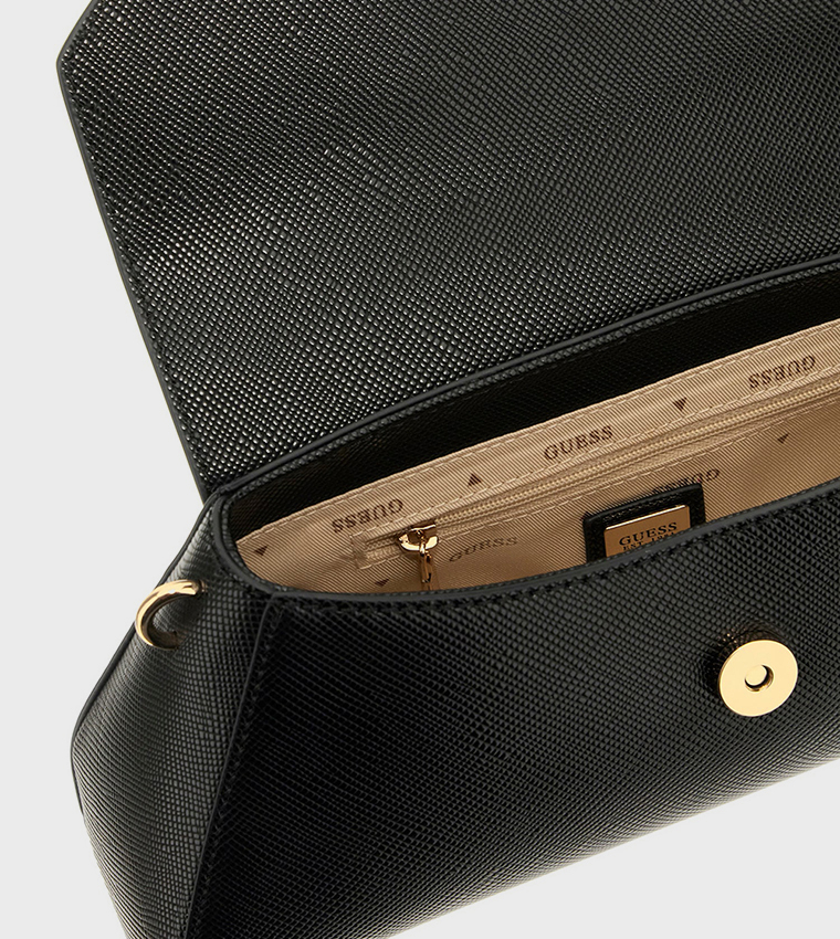 BOLENA Logo Detail Flap Crossbody Bag