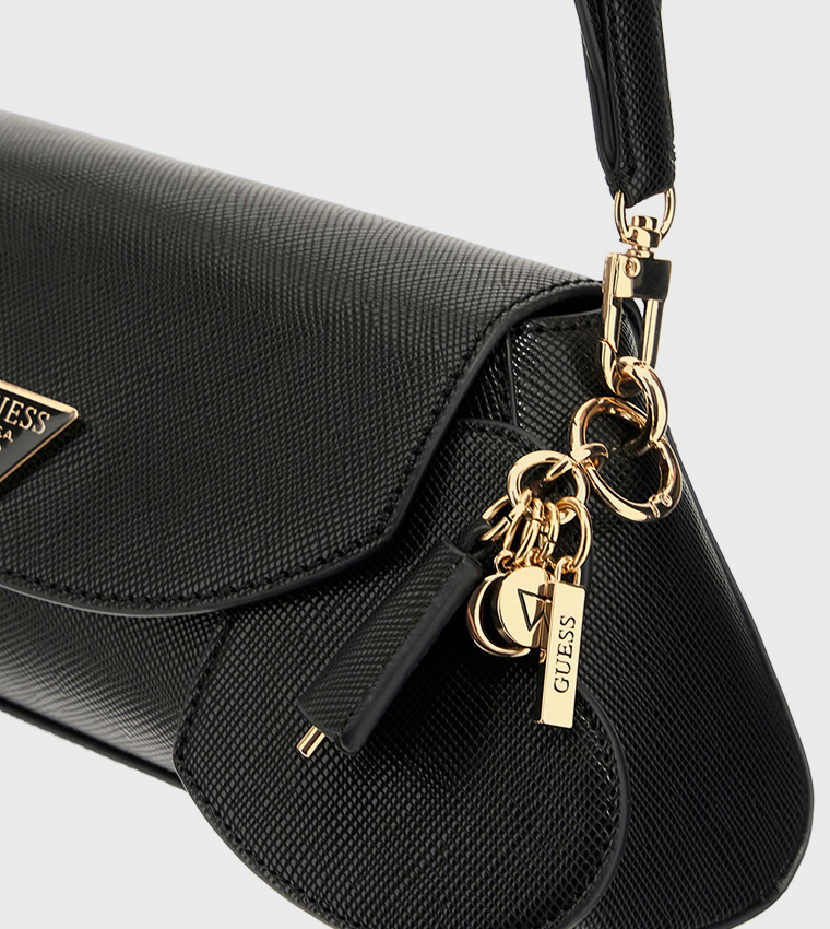 BOLENA Logo Detail Flap Crossbody Bag