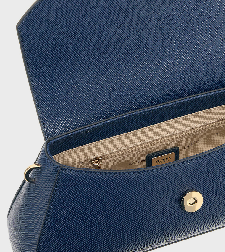 BOLENA Logo Detail Flap Crossbody Bag